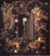 Jan Davidsz. de Heem Chalice and the host,surounded by garlands of fruit china oil painting artist